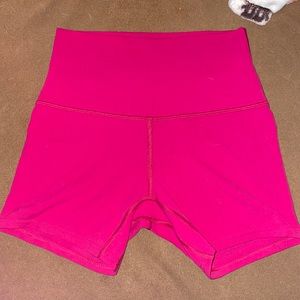 Lululemon Align shorts 4” inseam! Gorgeous magenta color.